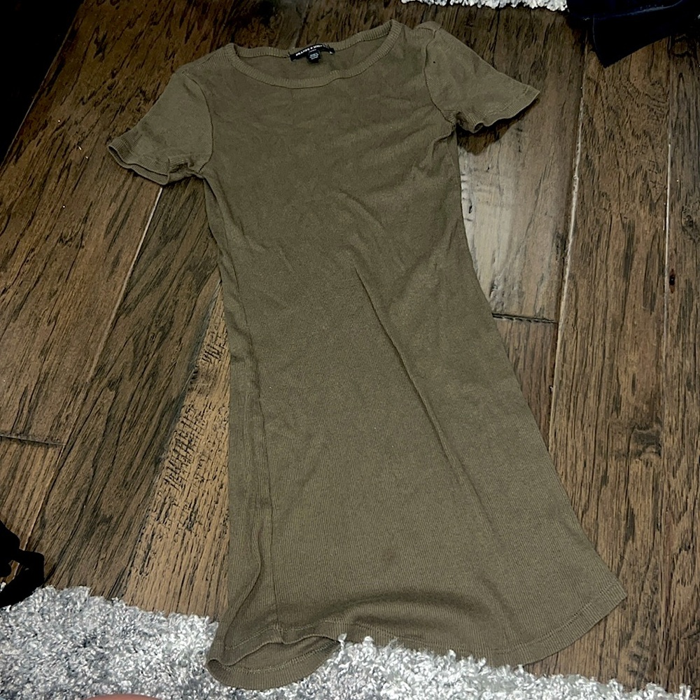 Green Brandy Melville T-shirt Dress
